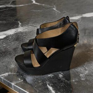Black Michael Kors Wedge